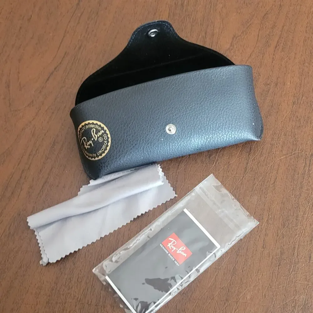 Ray-Ban Sunglasses Eyeglasses semisoft black case 224 New